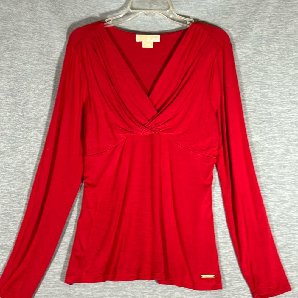 MICHAEL KORS Christmas Holiday Valentines Soft Comfy Jersey Knit Metal Logo